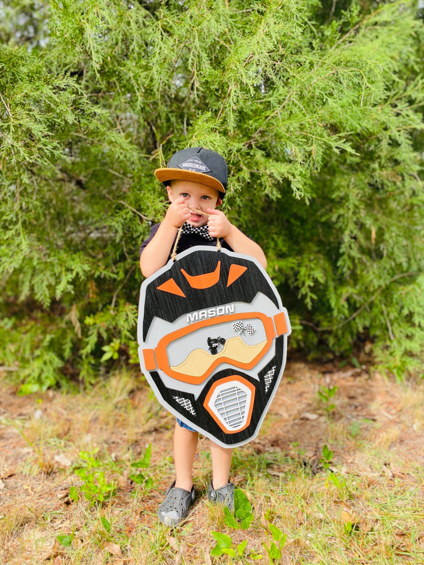 Motocross helmet, wall decor, nursery decor, home decor, helmet sign, dirtbikes, MX, MX racing, personalized home decor, custom