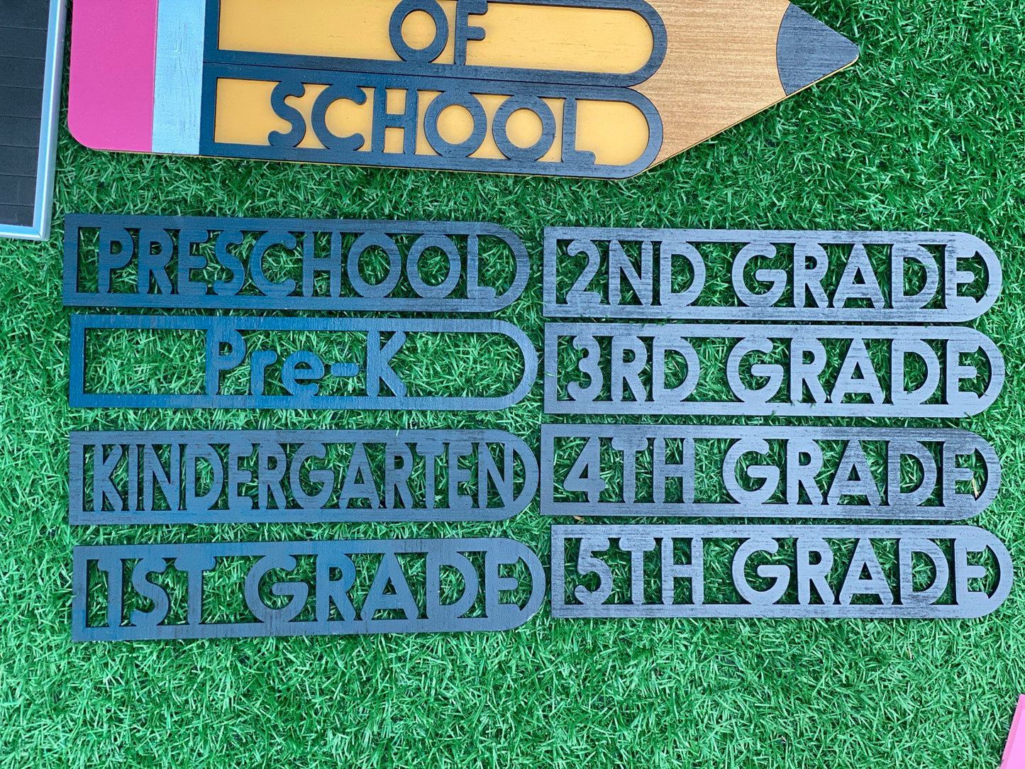 back to school photo prop, interchangeable pencil, 100 days of school, pre-k-12, first day of school, last day of school, education