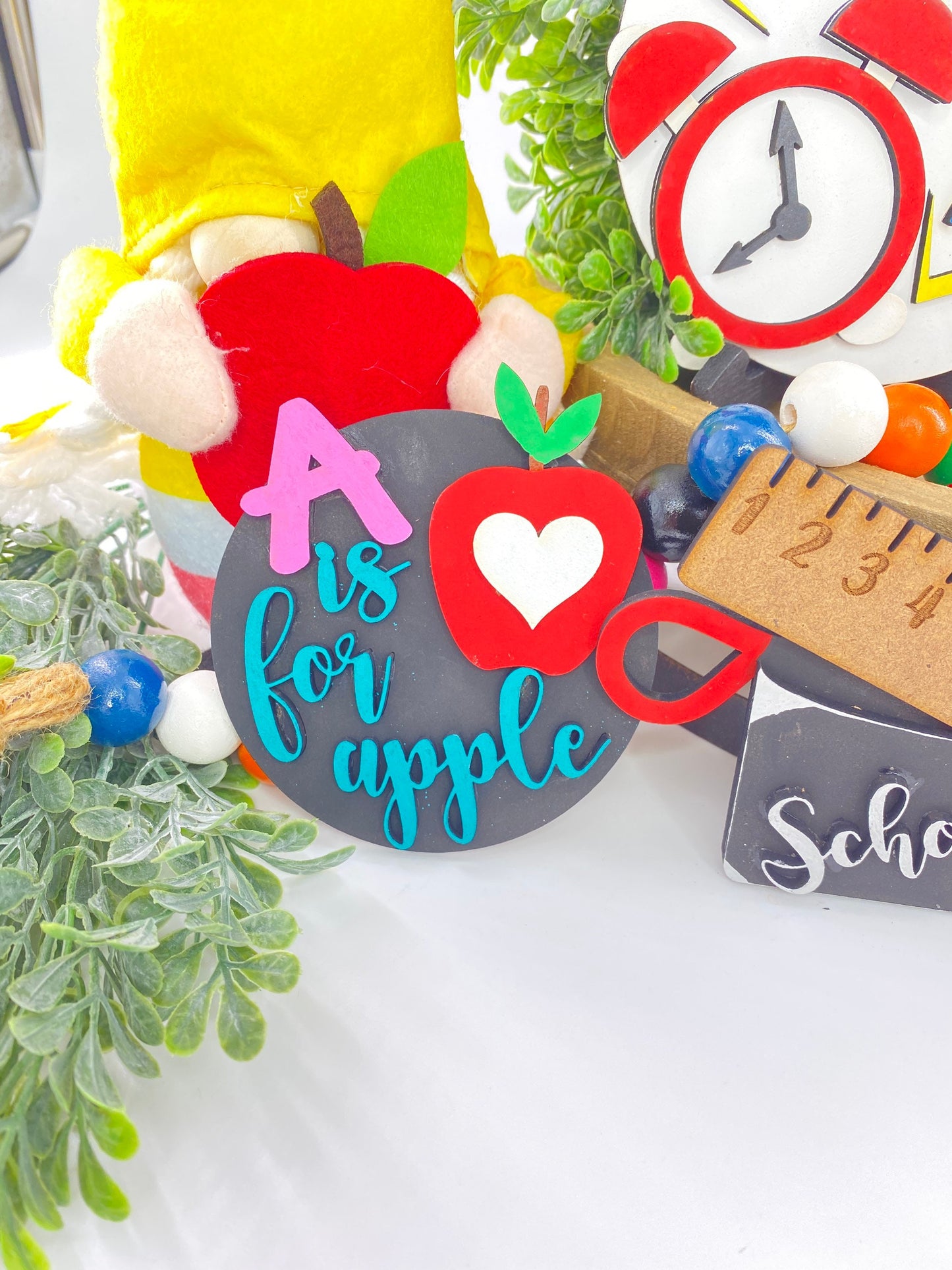 back to school tiered tray mini signs, homeschool,home decor, school time, school rocks, teacher gifts, gifts for mom,classroom decor