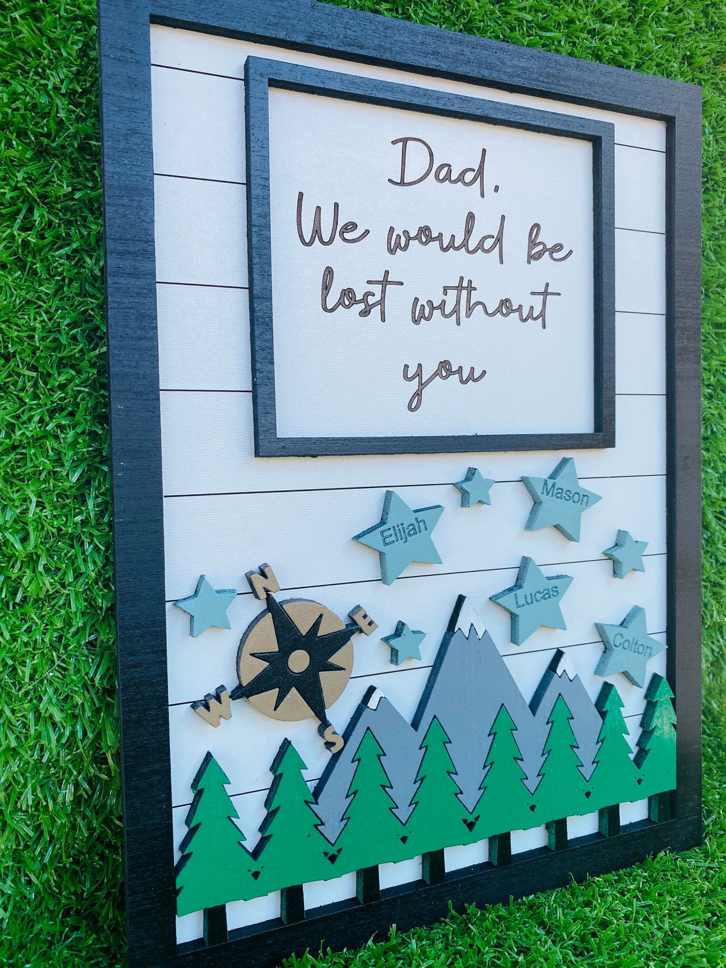 Lost without you DAD Father’s Day sign*home decor*perfect Father’s Day gift* Father’s Day is June 20th!!!