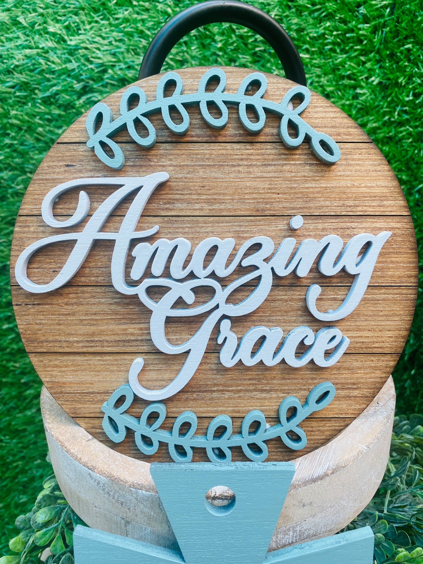 The house that built us CHURCH tier tray home decor set