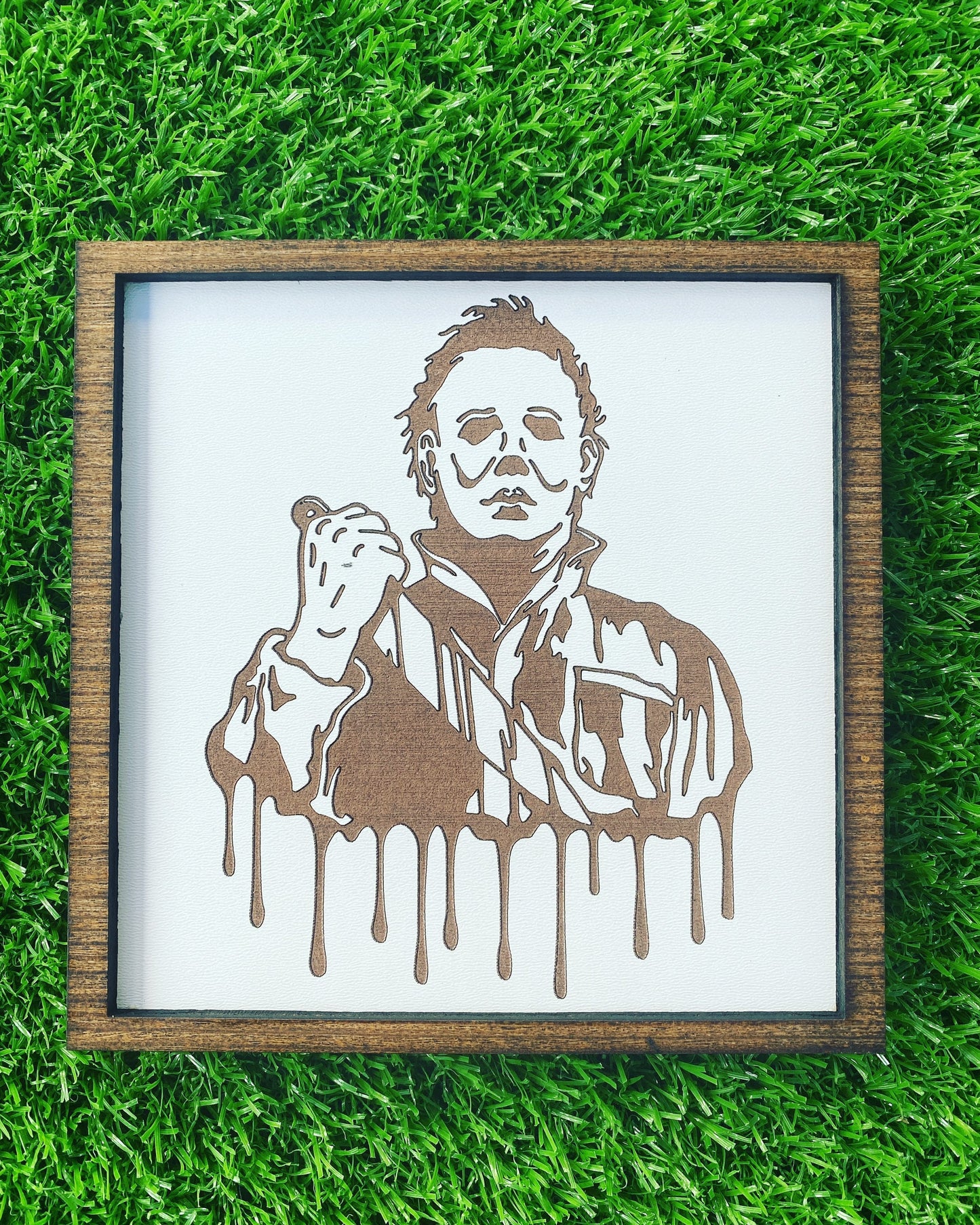 Engraved Horror movie legends signs, horror home decor,halloween, Jason, Freddy Krueger, Michael Myers, pennywise, Chucky, ghostface