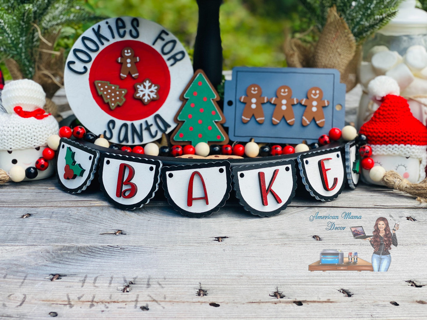 Christmas cookies, baking, gingerbread, peppermint, tier tray decor, home decor, Christmas decor, cookies for Santa, fresh baked, xmas