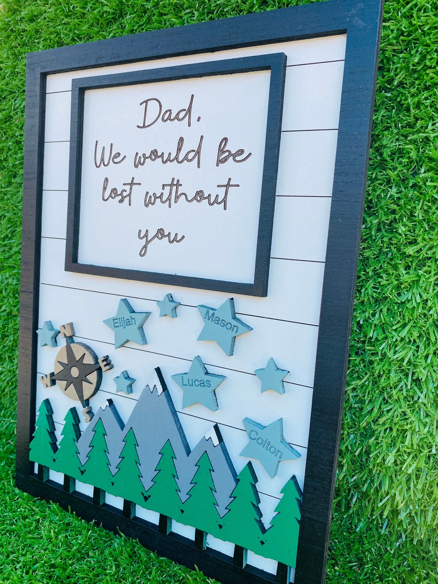 Lost without you DAD Father’s Day sign*home decor*perfect Father’s Day gift* Father’s Day is June 20th!!!