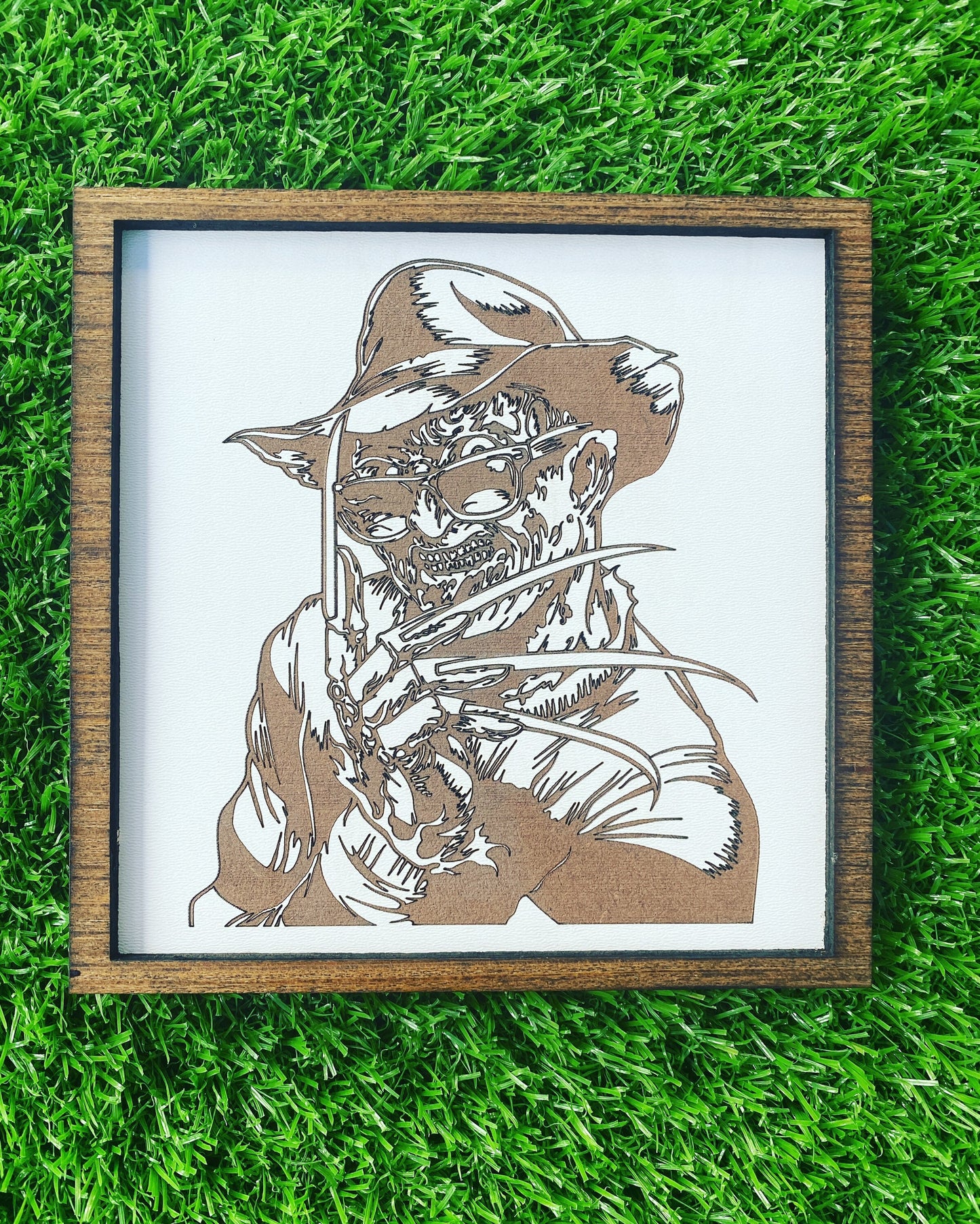 Engraved Horror movie legends signs, horror home decor,halloween, Jason, Freddy Krueger, Michael Myers, pennywise, Chucky, ghostface