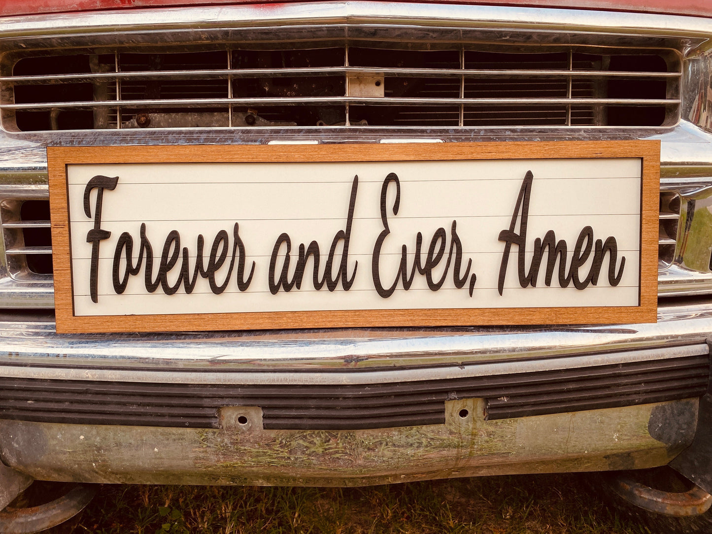 home decor, love you, forever and ever, western, country decor, farmhouse, wall hanging, country house, rustic, amen, lyric sign, love sign
