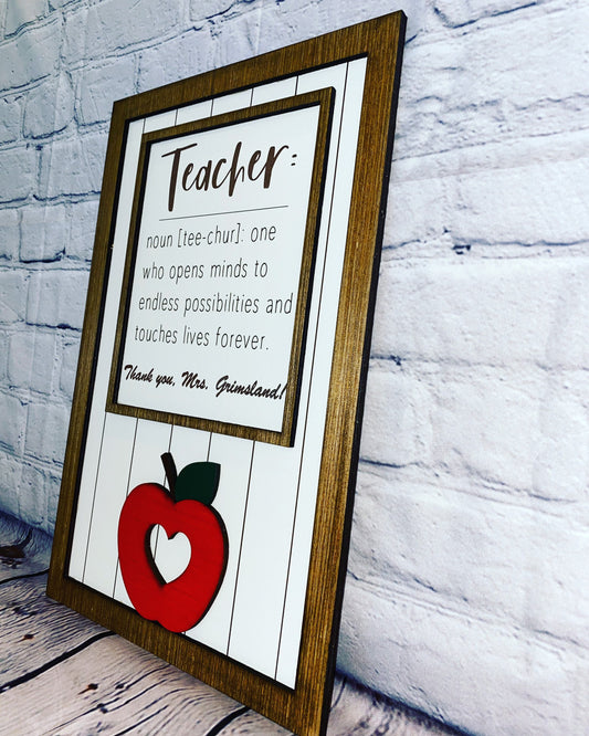 Teachers appreciation week sign