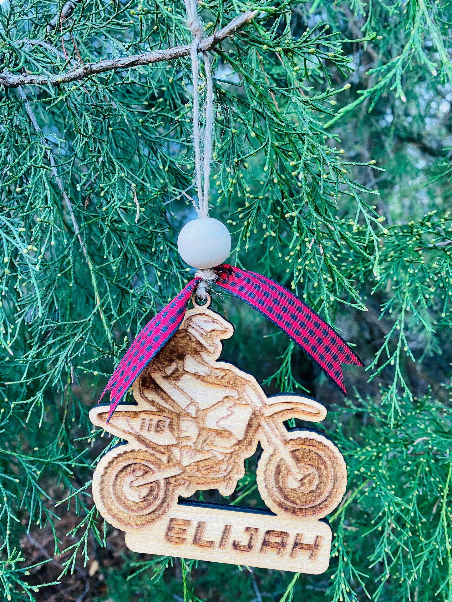 Christmas tree decor, motocross ornament, personalized ornament, Christmas decor, holiday decor, motocross helmet, car charm, custom decor