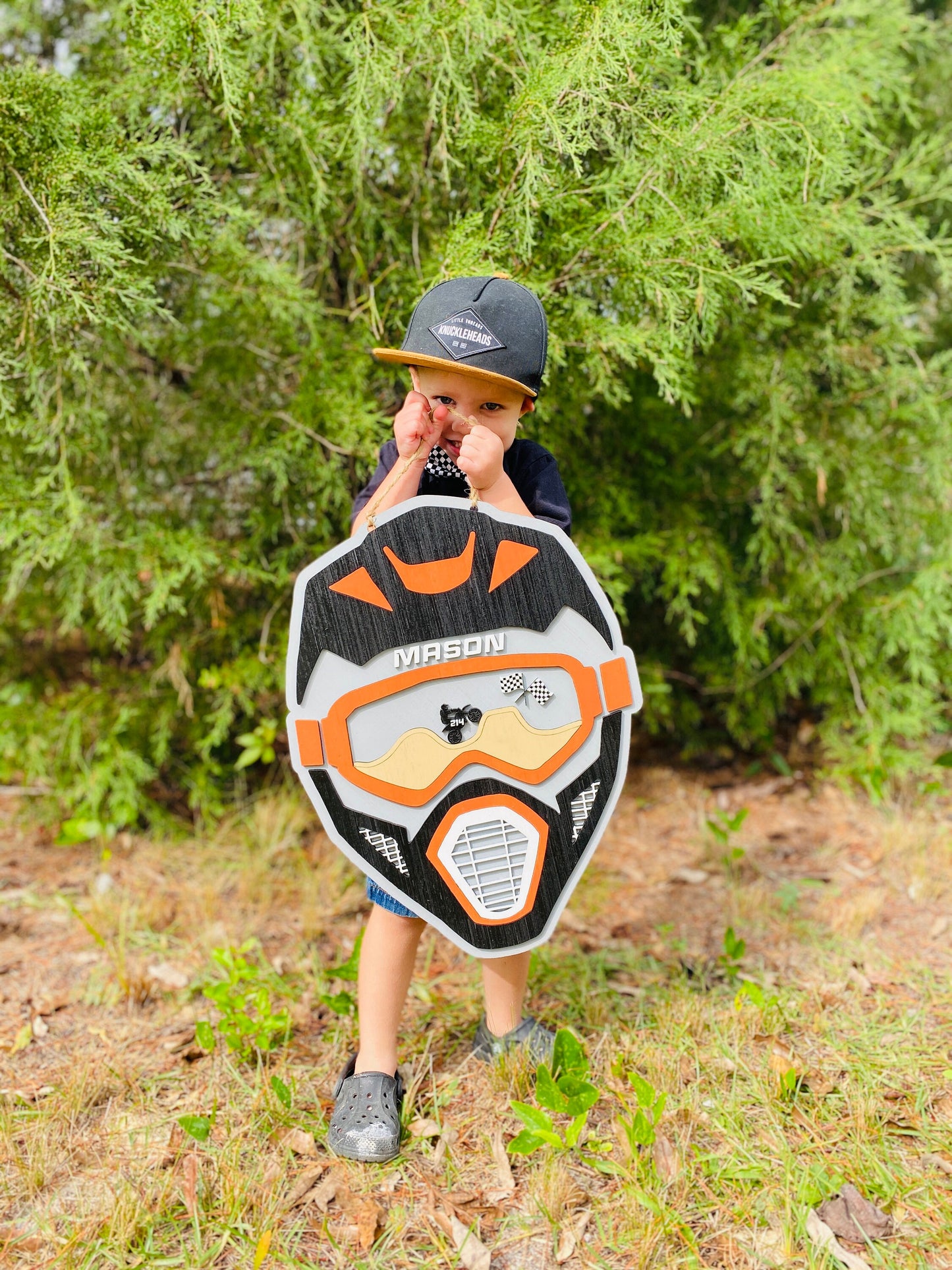Motocross helmet, wall decor, nursery decor, home decor, helmet sign, dirtbikes, MX, MX racing, personalized home decor, custom