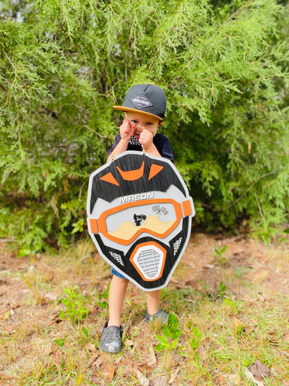 Motocross helmet, wall decor, nursery decor, home decor, helmet sign, dirtbikes, MX, MX racing, personalized home decor, custom
