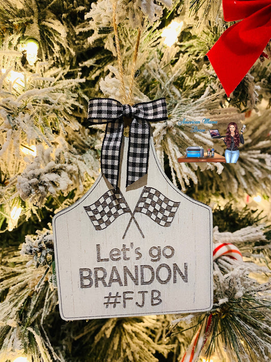 Let’s go Brandon, Christmas tree decor, political ornaments, FJB, let’s go Brandon Christmas ornament, Christmas decor, home decor