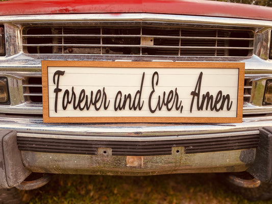 home decor, love you, forever and ever, western, country decor, farmhouse, wall hanging, country house, rustic, amen, lyric sign, love sign