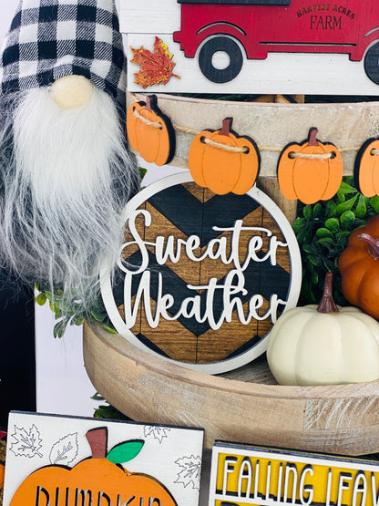 Fall tiered tray decor,pumpkin patch,pumpkin spice everything,corn maze,hayrides,apples,pumpkins,bonfires,flannel,smores,sweater weather