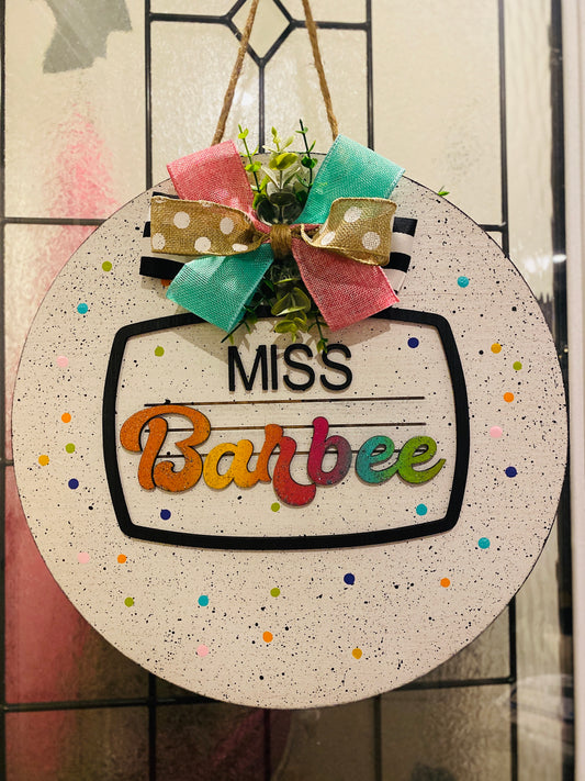 Teacher door hanger, teacher gifts, classroom decor, composition book door hanger, teacher decor, Gifts, teachers