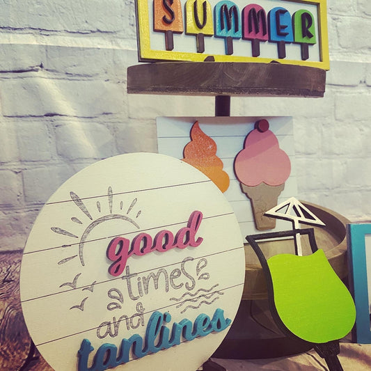 SummerTime Tier Tray Decor set… home decor