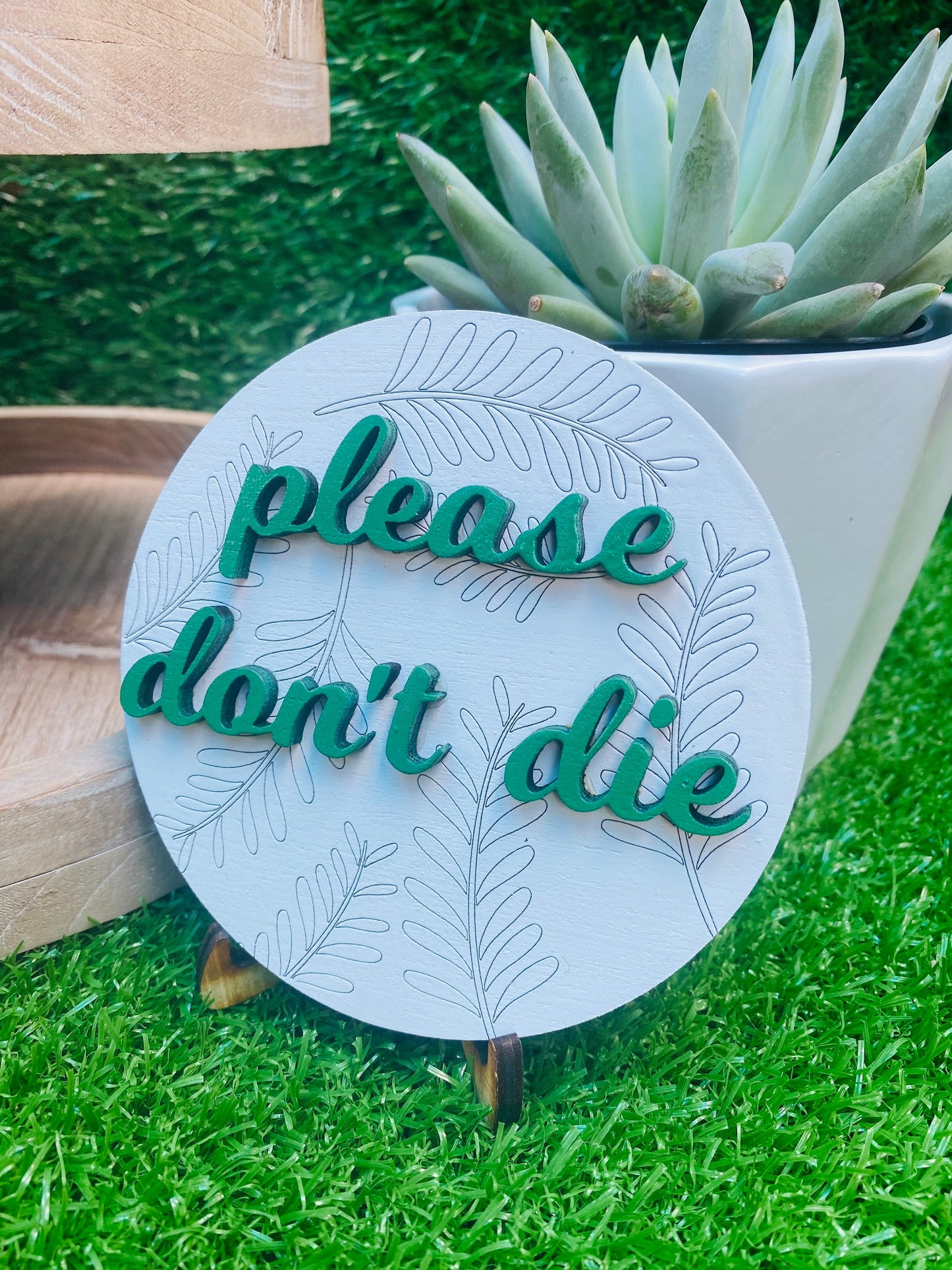 Succulents Tier Tray set home decor for decorative trays