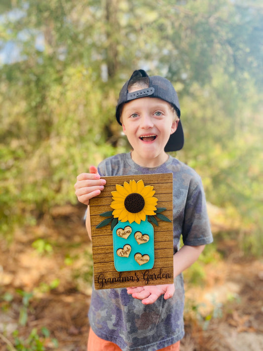 Grandmas garden sign, gift for grandma, grandparents day, gift for mom, gift for aunt, Mother’s Day gift, farmhouse, grandmothers,home decor