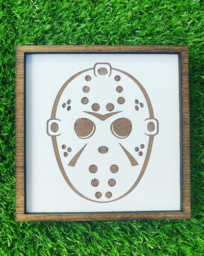 Engraved Horror movie legends signs, horror home decor,halloween, Jason, Freddy Krueger, Michael Myers, pennywise, Chucky, ghostface