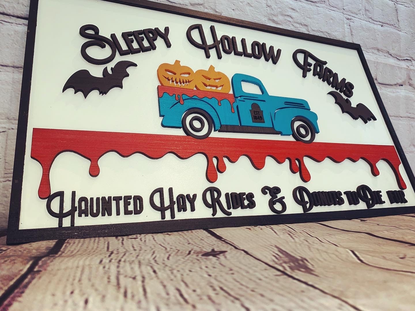 Sleepy Hollow Farms Halloween Sign