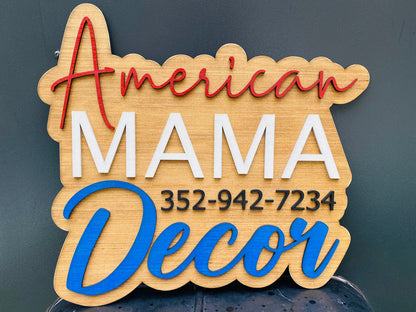 Nursery name sign / wall decor / business name signs / nursery wall / custom sign / wall sign / wall hanging / home decor / business decor
