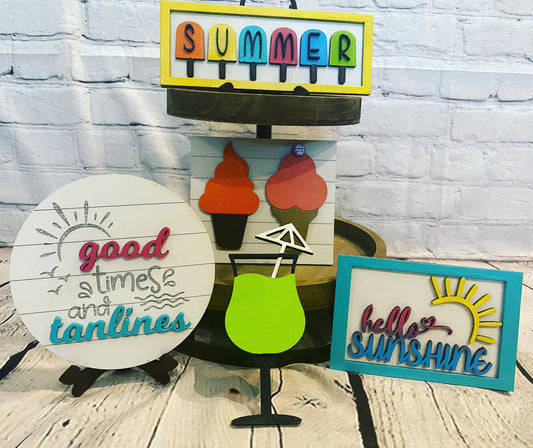 SummerTime Tier Tray Decor set… home decor