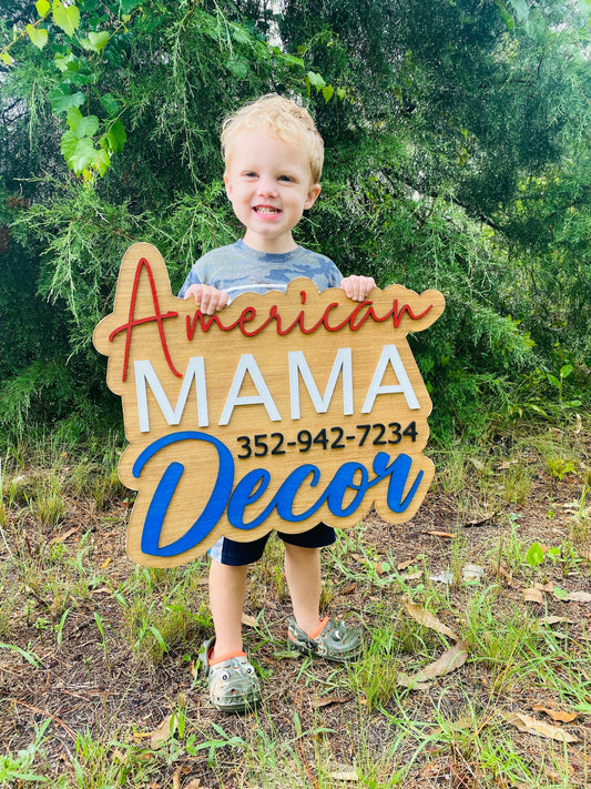 Nursery name sign / wall decor / business name signs / nursery wall / custom sign / wall sign / wall hanging / home decor / business decor