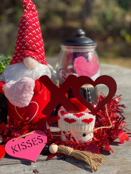 Valentines tier tray, home decor, tier tray set, sweetheart, love lives here, valentine, be mine, Rae dunn decor, true love, hugs, kisses