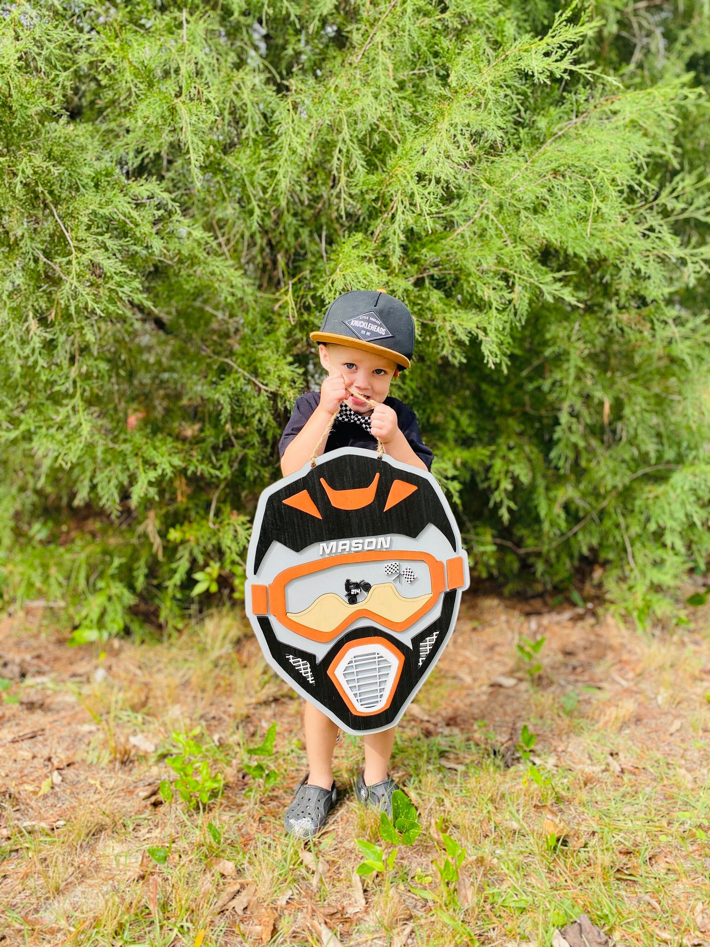 Motocross helmet, wall decor, nursery decor, home decor, helmet sign, dirtbikes, MX, MX racing, personalized home decor, custom