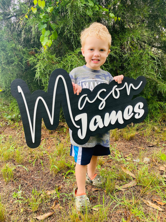 Nursery name sign / wall decor / business name signs / nursery wall / custom sign / wall sign / wall hanging / home decor / business decor