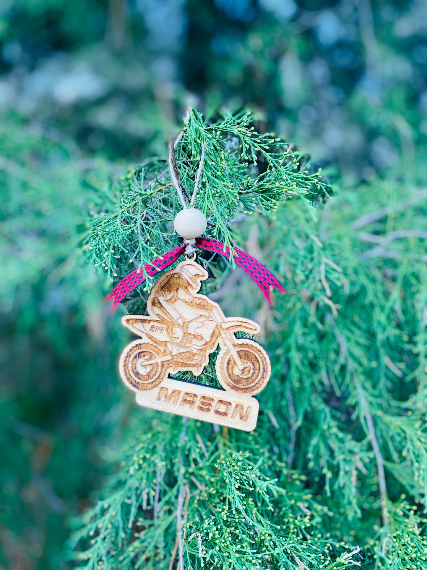 Christmas tree decor, motocross ornament, personalized ornament, Christmas decor, holiday decor, motocross helmet, car charm, custom decor