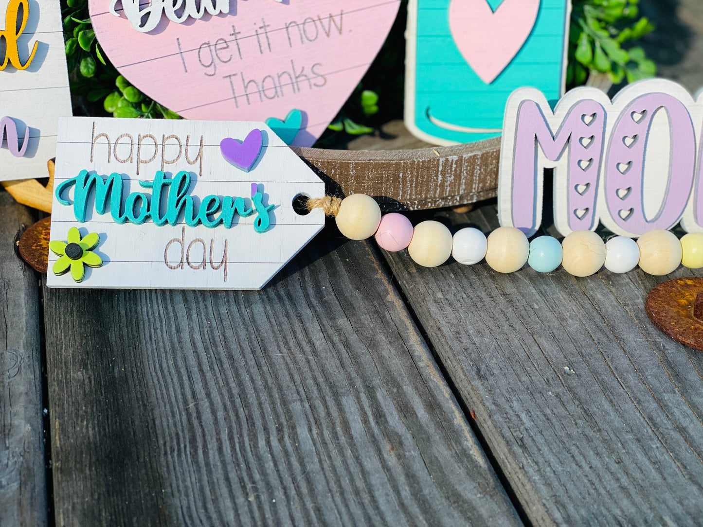 Mother’s Day tier tray set, tier tray decor, moms day, celebrate mom, most loved mom, always my mother, forever my friend, mom, home decor