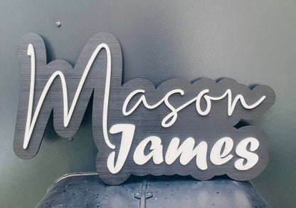 Nursery name sign / wall decor / business name signs / nursery wall / custom sign / wall sign / wall hanging / home decor / business decor