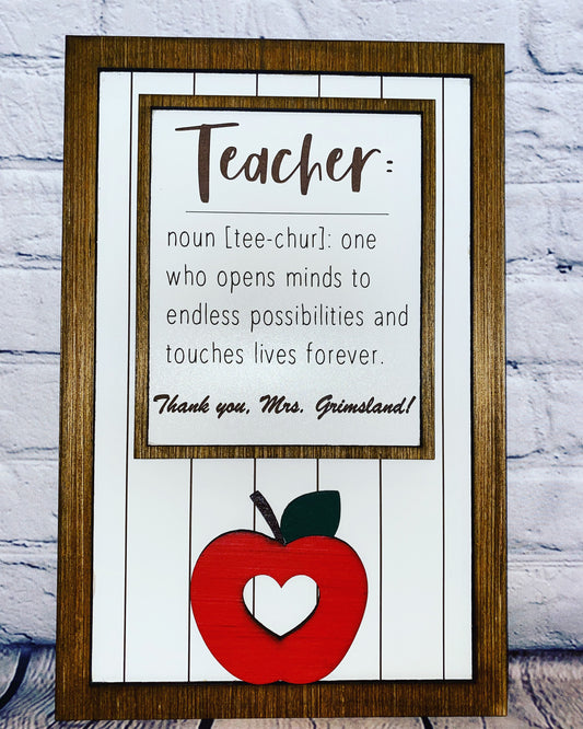 Teachers appreciation week sign