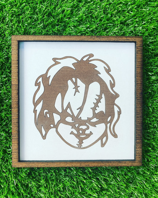 Engraved Horror movie legends signs, horror home decor,halloween, Jason, Freddy Krueger, Michael Myers, pennywise, Chucky, ghostface