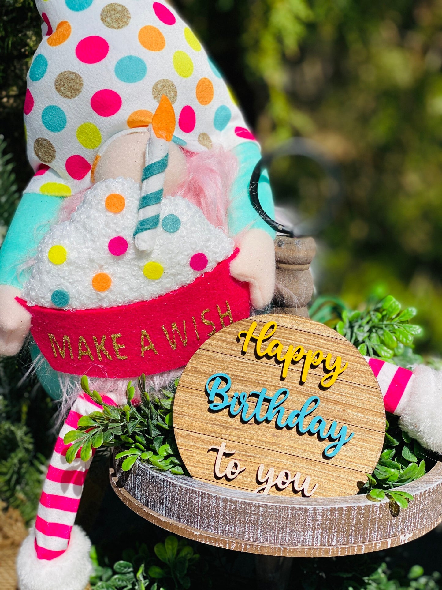 Happy Birthday tier tray decor, just add sprinkles, birthday home decor, birthday party decor, birthday tier tray signs, Rae dunn decor